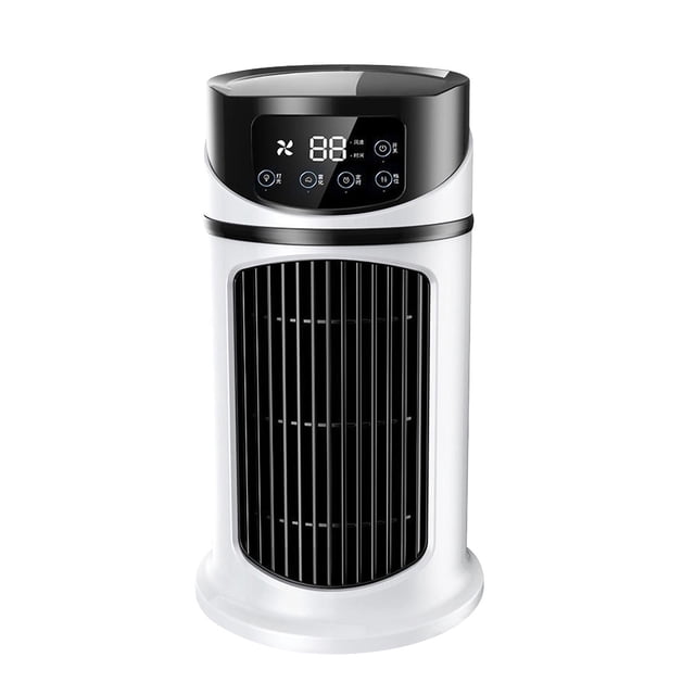 Air Conditioning Fan Personal Portable Air Conditioner for Desktop Home Room White