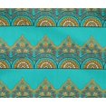 thumbnail image 4 of oneOone Cotton Flex Fabric Leaves & Floral Block Printed Fabric 1 Yard 40 Inch Wide, 4 of 4