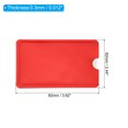 thumbnail image 2 of Unique Bargains Pochettes de Blocage RFID Prévention du Vol d'Identité Protecteur Sécurisé pour Cartes de Crédit Porte-Cartes Pochettes Rouge Lot de 10, 2 of 6