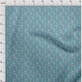 thumbnail image 4 of oneOone Polyester Spandex Turquoise Blue Fabric Fruits Craft Projects Decor Fabric Printed By The Yard 56 Inch Wide, 4 of 4