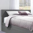 thumbnail image 1 of Orlando King Modern Wood Panel Headboard in Grey, 1 of 7