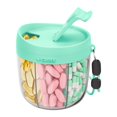 thumbnail image 2 of Cute Dispenser With 7 Large Compartments Portable Bottle Organizer With Wide Opening For Easy Use Anti Mix Organizer For Travel Container, 2 of 6