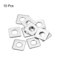 thumbnail image 3 of Uxcell Square Washer 10 Pack M4x10x10x1mm 304 Stainless Steel Square Plate Washers, 3 of 5