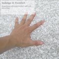 thumbnail image 3 of Cute Gray Bath Mat Bright Bathroom Rugs Bathroom Non Slip Floor Bath Rug Machine Washable Bathmat Soft Microfiber Carpet for Bathtub & Shower (23.6 * 15.7 Inch), 3 of 8