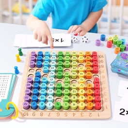Jeu de Bloc Éducatif en Bois - Lettres, Chiffres et Formes - store cote