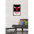 thumbnail image 3 of NBA Chicago Bulls - Logo 21 Wall Poster, 22.375" x 34" Framed, 3 of 4