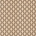 thumbnail image 1 of Ahgly Company Machine Washable Indoor Square Transitional Sienna Brown Area Rugs, 8' Square, 1 of 7