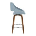 thumbnail image 4 of Fabrico Mid-Century Modern Counter Stool by LumiSource, 4 of 9