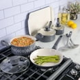 thumbnail image 3 of Tia Mowry 10 Piece Ceramic Nonstick Cookware Set, Charcoal, 3 of 7