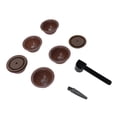 thumbnail image 1 of Reusable Coffee Pods Kit, 5 Pcs Empty Refillable Coffee Capsules with 2 Pcs Reusable Coffee Capsule Lids, Spoon and Brush, For Nestle Vertuolines Coffee Machines, 1 of 7