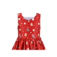 thumbnail image 4 of Robe Fille Noël Renne Rouge Gingerbread Man Grelot 4 Ans, 4 of 6