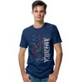 thumbnail image 1 of Hanes Mens Graphic Tee, 3XL, Eagle America, 1 of 2