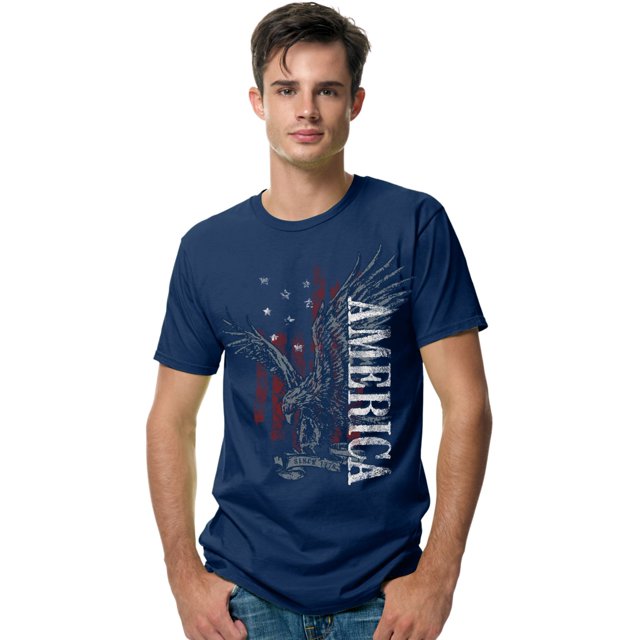 Hanes Mens Graphic Tee, 3XL, Eagle America