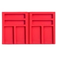 thumbnail image 1 of QualitChoice Painting Point Drill Tray Multi-Boat Beading Storage Tray Point Drill Pen Drill Clay Organizer Storage Box DIY Craft Red storage tray 1Set, 1 of 6