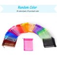 thumbnail image 2 of ORUYROP 100Pcs Organza Bags 3x4 Inches, Sheer Small Drawstring Jewelry Gift Candy Pouches Wedding Party Christmas Favor Bags (Mixed Color), 2 of 7