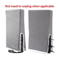 thumbnail image 4 of Game Console Dust Cover, Vertical Game Console Dust Protective Cover Oxford Cloth Easy To Use Perfect Fit Scratch Resistant  For Game Console Black,Grey, 4 of 7