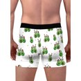 thumbnail image 4 of FAROOT Men? s Underpants Cartoon Patterns Print Middle Waist Boxer Briefs, 4 of 7