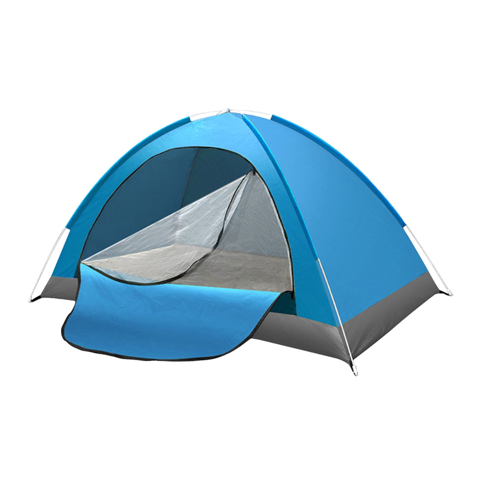 Tente De Camping Ultralégère – 1 Ou 2 Personnes – Polyester Imperméable – 0,9 Kg / 1 Kg – Avec Moustiquaire Et Double Fermeture éclair