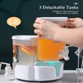 thumbnail image 2 of Amdohai 3 Tanks Beverage Dispenser 1.7L Per Tank Rotating Cold Beverage, 2 of 7