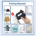 thumbnail image 4 of 12.7mm Portable Mini Printer Handheld Inkjet Printer Text QR Barcode Batch Number Logo Image Coding Machine US Plug,1 * Inkjet printer(without liquid) 1 * Black quick-drying ink cartridge,Black, 4 of 9