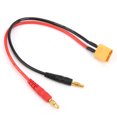 thumbnail image 1 of Fdit XT60 To 4.0mm Banana Plug Connector,22cm RC Battery Charge XT60 To 4.0mm Banana Plug 14AWG Cable For Lipo Battery Charger,XT60 Female Cable Adapter, 1 of 8