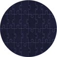 thumbnail image 1 of Ahgly Company Machine Washable Indoor Square Transitional Night Black Area Rugs, 3' Square, 1 of 7