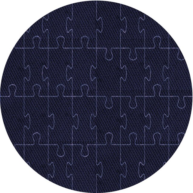 Ahgly Company Tapis de Zone Ronds d'Intérieur Lavables à la Machine, Transitionnels, Noir Nuit, 4 Pieds Rond