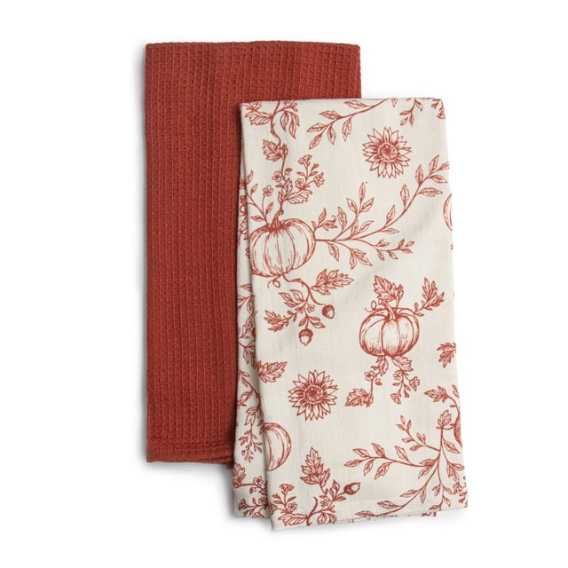Way to Celebrate Harvest Collection 2-pack Kitchen Towels