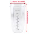 thumbnail image 2 of 2 Pack 32 oz Colossal Cups with Flip To-Go Lids, Extractor Blade and 2 Gaskets Replacement Part Compatible with NutriBullet NB-101B NB-101S NB-201, 2 of 9