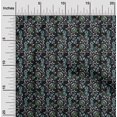 thumbnail image 1 of oneOone Cotton Silk Fabric Leaves & Floral Block Print Fabric BTY 42 Inch Wide, 1 of 4