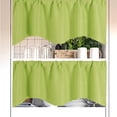 thumbnail image 4 of WIFKLSIIPG Door Curtain Kitchen Shading Window Curtain Solid Color Pocket Fan Shaped Curtain Short Curtain 52 X 18 Inches, 4 of 9