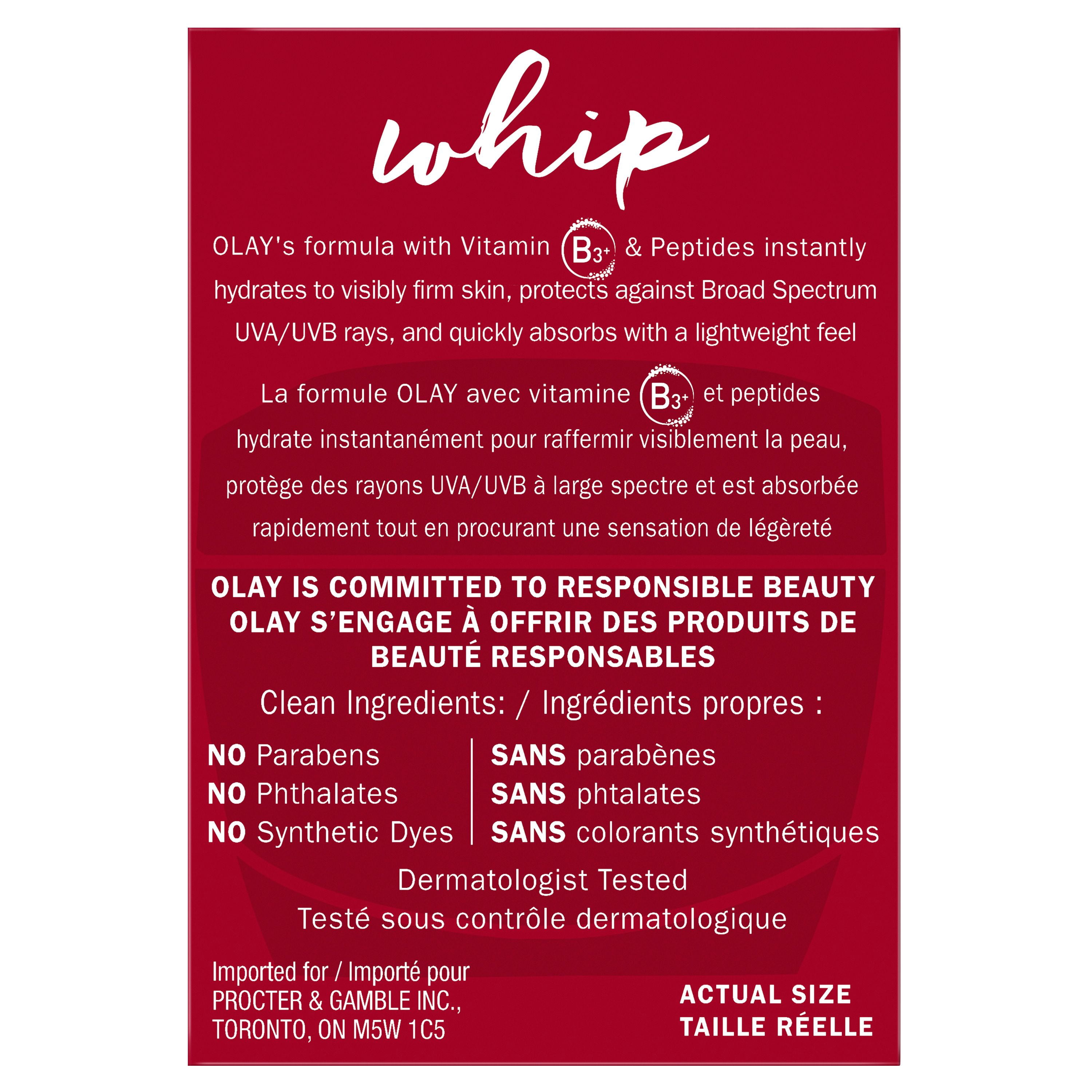 Olay Regenerist Whip Hydratant pour le Visage FPS 25