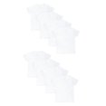 thumbnail image 1 of Hanes Boys EcoSmart Crewneck Undershirt 8-Pack, L, White, 1 of 1