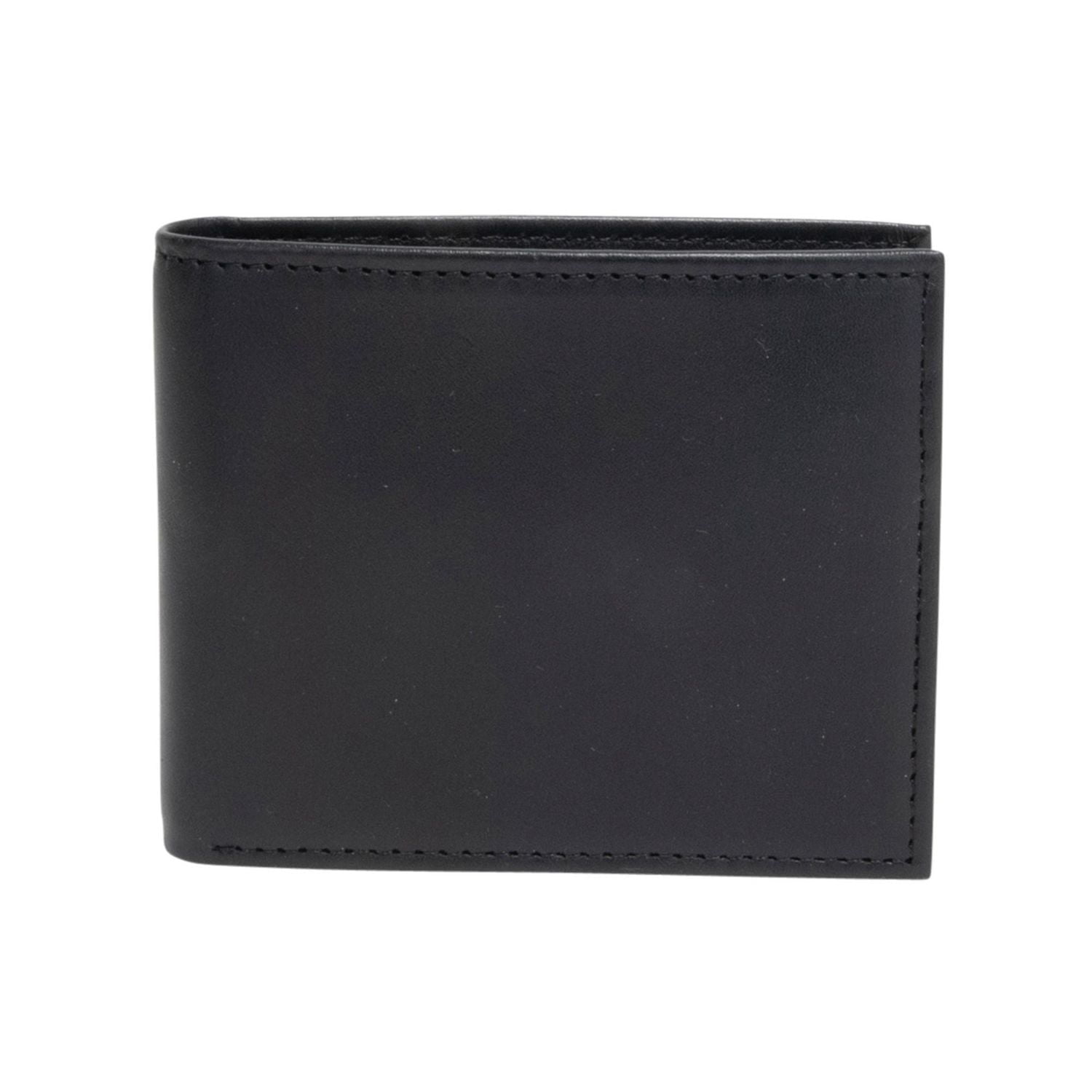 Portefeuille Homme Slim R70 en Cuir Grainé avec 3 Volets Fixes, 4 Fenêtres pour Cartes d'Identité, 2 Emplacements pour Cartes avec RFID