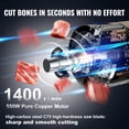thumbnail image 3 of VEVOR 550W Commercial Electric Meat Bandsaw Stainless Steel Bone Sawing Machine, 3 of 9