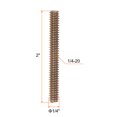thumbnail image 2 of Unique Bargains 10pcs 1/4x2' Carbon Steel Fully Threaded Rod Bar Studs for Furniture Mounting Assembly, 2 of 4
