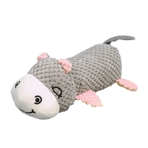 Hearth & Gear Dog Toy Hippo Toy Dog Squeaky Toy With Ringing Paper Stuffed Animal Dog Stuffed Chew Toy Pet Interactive Toy Suitable For Puppies Small Dogs Medium Dogs Dog Store Heavy Chewer Dog Large