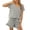 Grey, variant on Ketyyh-chn99 Two Piece Sets for Women Ladies Shorts Set Printed V-Neck Tops Solid Short Casual Suit Green,S
