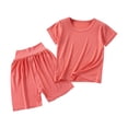 thumbnail image 1 of Kids Sleepwear Pajamas Short Soft Cool Summer Pjs 2pcs Set, 1 of 3