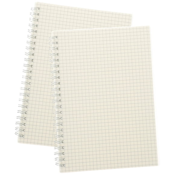 LEEYNEER Case Pack Graph Paper Spiral Notebook Math Engineering Grid Diary Notebook Notepad