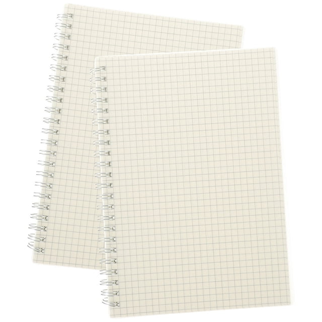 LEEYNEER Case Pack Graph Paper Spiral Notebook Math Engineering Grid Diary Notebook Notepad