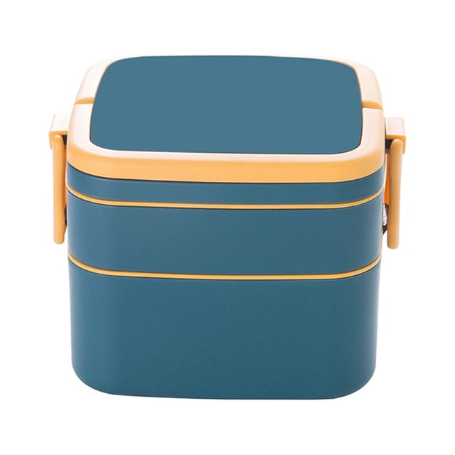 RKSTN Bento Box Double-layer Portable Lunch Box With Lid Lunch Box Heatable Lunch Box Student Lunch Box Bento Box