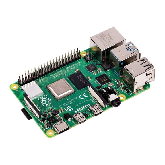 Raspberry Pi 4 Model B Single-board Computer for Broadcom BCM2711, 1.5 GHz, RAM 4 GB, 802.11a/b/g/n/ac, Bluetooth 5.0