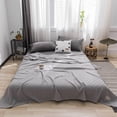 thumbnail image 2 of Yhmxh Throw Blanket for Couch Cotton Bed Blanket Twin Cotton Thermal Blanket Bed Throw Breathable Soft Comfortable Blanket For All Season Soft Cozy Fluffy Blanket Lightweight Travel Blanket, 2 of 6