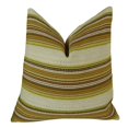 thumbnail image 1 of Plutus Camp Evergreen Seaweed Handmade Throw Pillow, (20" x 30" Queen), 1 of 1