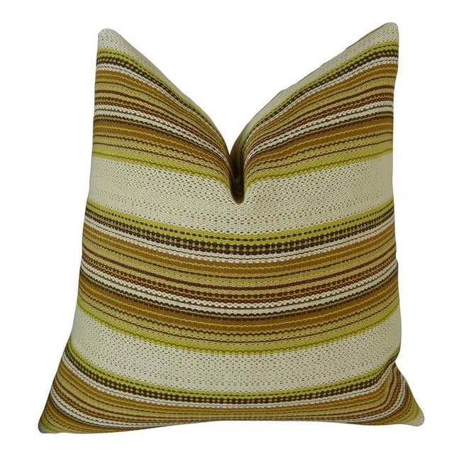 Plutus Camp Evergreen Seaweed Handmade Throw Pillow, (20" x 30" Queen)