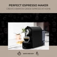 thumbnail image 4 of ChefWave Espresso Machine and Coffee Maker (Black) - Compatible with Nespresso Capsules, Programmable, One-Touch, Italian 20 Bar High-Pressure Pump Bu, 4 of 7