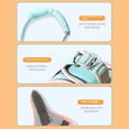thumbnail image 4 of fastboy Soft Cat Leash And Harness Set For More Comfortable Walking Night Reflection Kitten Harness Orange Blue L, 4 of 6