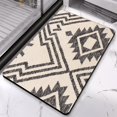thumbnail image 3 of Elevate Your Bath Experience with our 20x32in Non-Slip Tribal Style Bath Rug Runner - Soft Luxury Microfiber Bathroom Rugs, Machine-Washable. Ideal for Tub and Shower!, 3 of 5