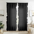 thumbnail image 1 of Dvumao Home Decor, These Sheer Ruffle-trimmed Curtains Available In Large Sizes Are A Ideal Choice For Family Gatherings Festive Celebrations Or Everyday Decor, Garden & Outdoor, 1 of 6